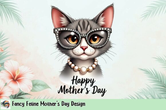 Celebrate Mother’s Day with the Chic Appeal of the Fancy Feline Design