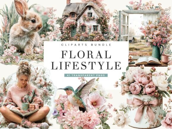 Floral Lifestyle Clipart Bundle Guide