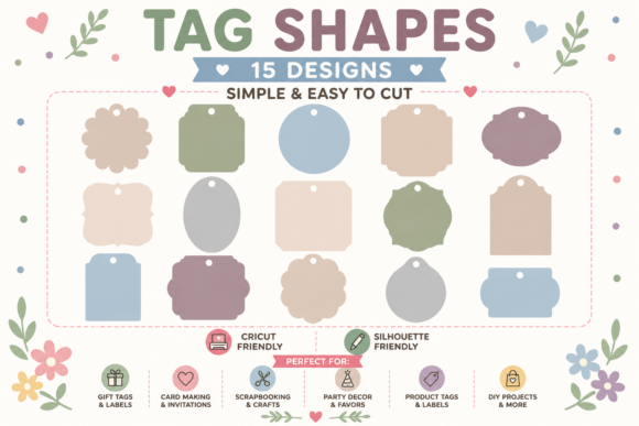 Gift Tag Shapes: Elevate Your Packaging with Versatile SVG Templates