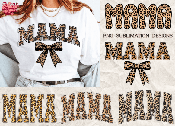 Leopard Coquette Mama PNG Bundle