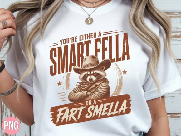 Smart Fella Raccoon PNG for T-Shirts