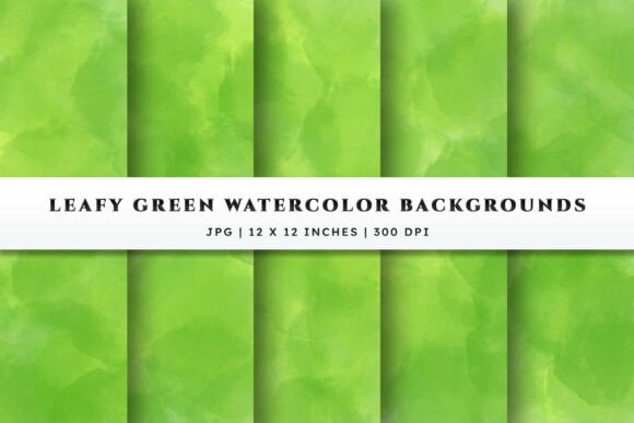 Strategic Visual Positioning with Watercolor Backgrounds - Leafy Green