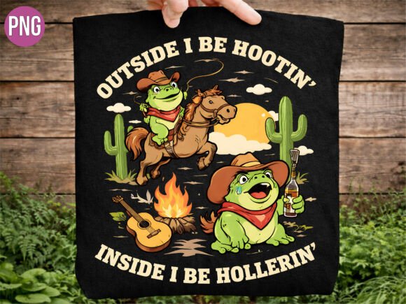 Western Cowboy Frog Hootin Hollerin PNG: A Guide for Digital Creators